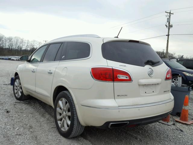 5GAKRDKD6DJ143803 - 2013 BUICK ENCLAVE WHITE photo 3