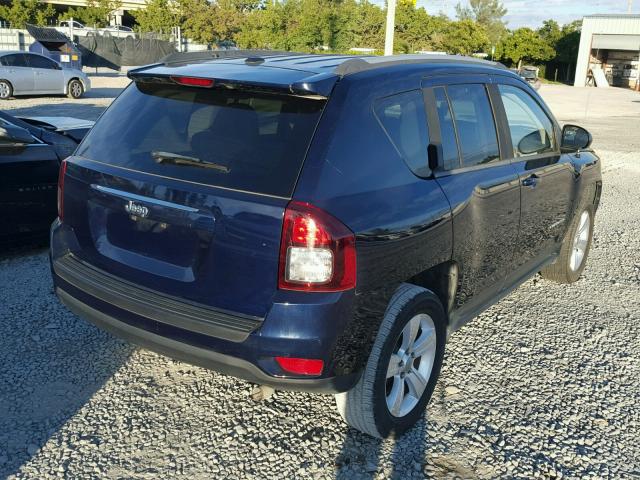 1C4NJCBB2FD246696 - 2015 JEEP COMPASS SP BLUE photo 4