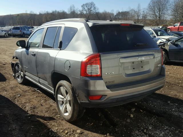 1J4NF1FB5BD239410 - 2011 JEEP COMPASS SP GRAY photo 3