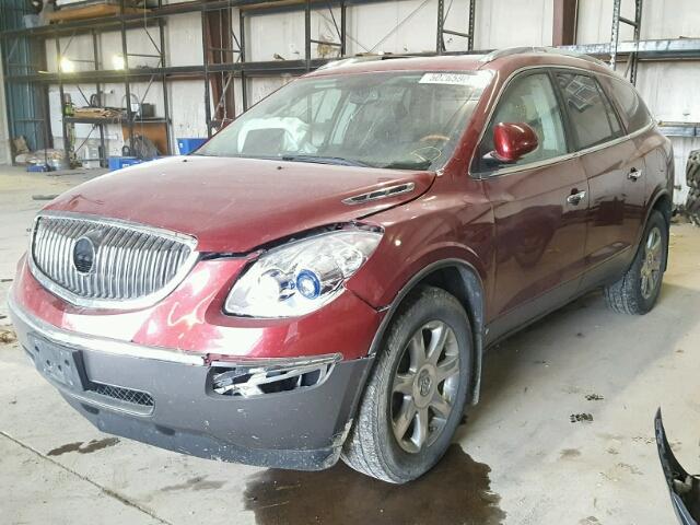 5GAEV237X8J119354 - 2008 BUICK ENCLAVE CX BURGUNDY photo 2