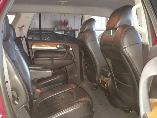 5GAEV237X8J119354 - 2008 BUICK ENCLAVE CX BURGUNDY photo 6