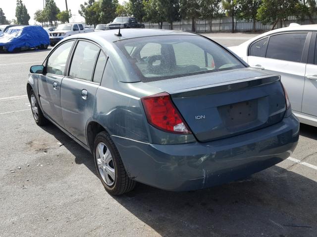 1G8AJ55FX7Z202856 - 2007 SATURN ION LEVEL GREEN photo 3