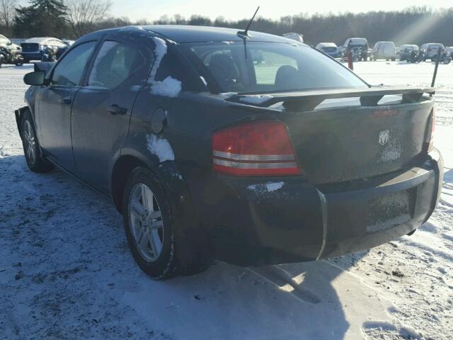 1B3LC56D39N503888 - 2009 DODGE AVENGER SX BLACK photo 3