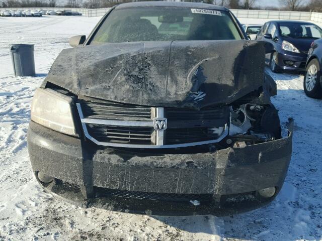 1B3LC56D39N503888 - 2009 DODGE AVENGER SX BLACK photo 9