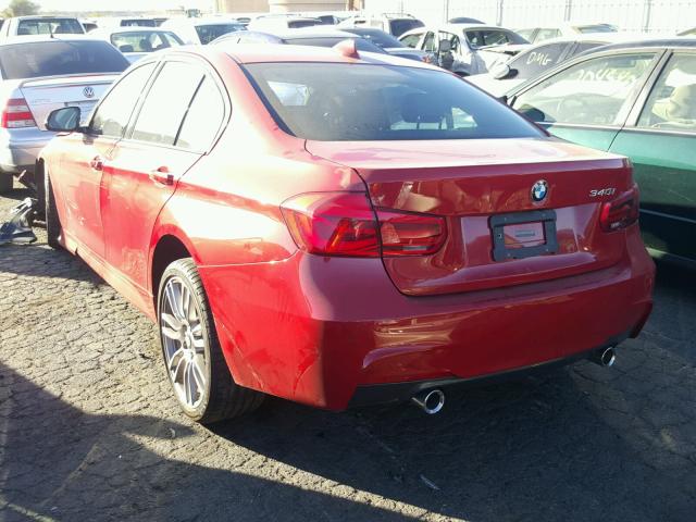 WBA8B3G31HNU36298 - 2017 BMW 340 I Rot Foto 3