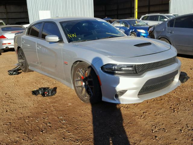 2C3CDXGJ6GH150035 - 2016 DODGE CHARGER R/ SILVER photo 1