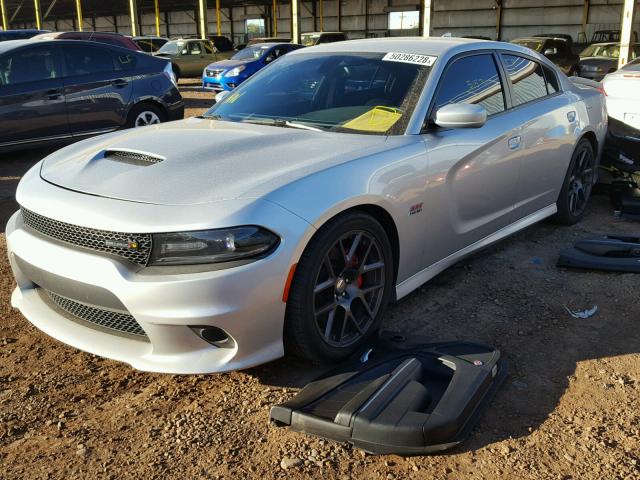2C3CDXGJ6GH150035 - 2016 DODGE CHARGER R/ SILVER photo 2