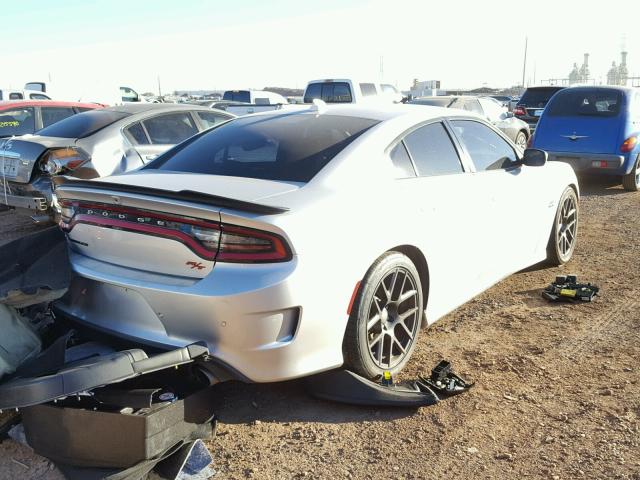 2C3CDXGJ6GH150035 - 2016 DODGE CHARGER R/ SILVER photo 4