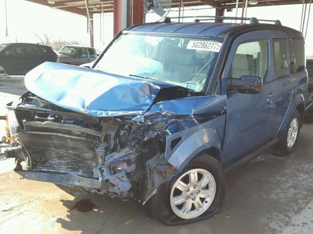 5J6YH28706L022073 - 2006 HONDA ELEMENT EX BLUE photo 2