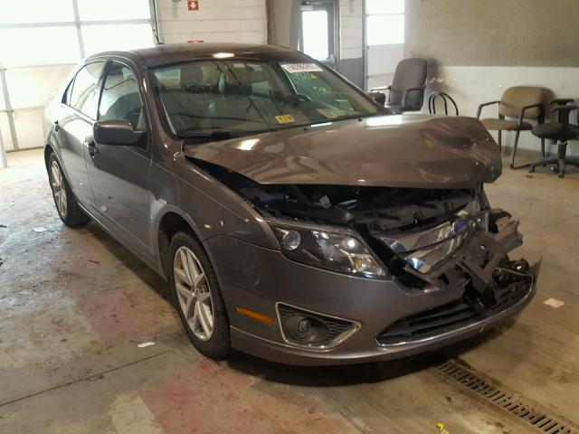 3FAHP0JG3CR267038 - 2012 FORD FUSION SEL GRAY photo 1