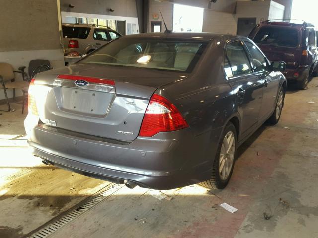 3FAHP0JG3CR267038 - 2012 FORD FUSION SEL GRAY photo 4