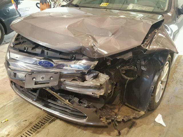 3FAHP0JG3CR267038 - 2012 FORD FUSION SEL GRAY photo 9