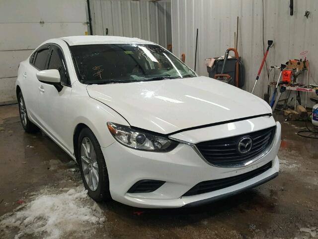 JM1GJ1U51G1406235 - 2016 MAZDA 6 SPORT WHITE photo 1