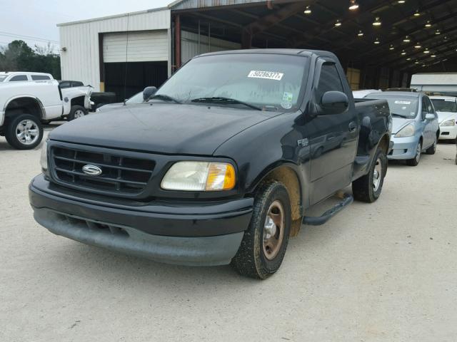 1FTRF07223KC23050 - 2003 FORD F150 BLACK photo 2