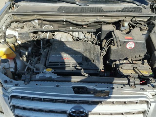 JTEGF21A630090786 - 2003 TOYOTA HIGHLANDER SILVER photo 7