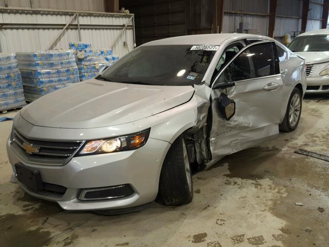 2G1105SA1G9161649 - 2016 CHEVROLET IMPALA LT SILVER photo 2