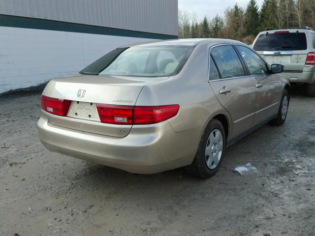 1HGCM56465A105122 - 2005 HONDA ACCORD LX TAN photo 4