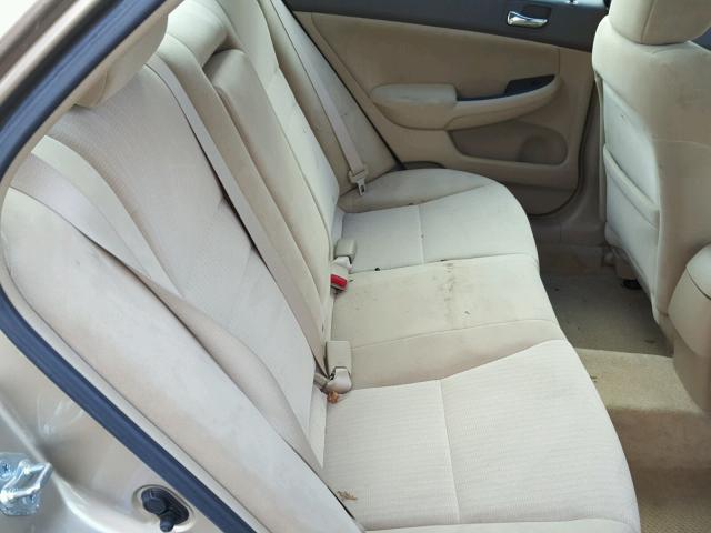 1HGCM56465A105122 - 2005 HONDA ACCORD LX TAN photo 6