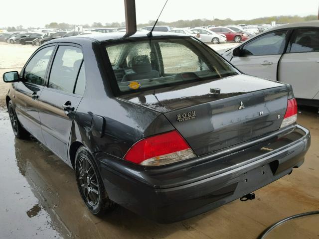 JA3AJ26E32U059361 - 2002 MITSUBISHI LANCER ES GRAY photo 3