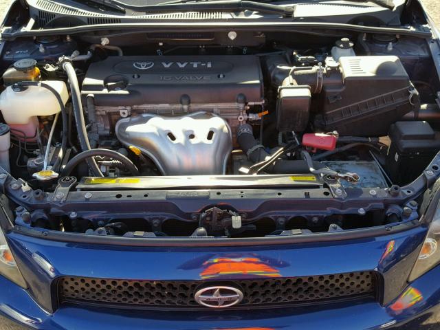 JTKDE167890282522 - 2009 TOYOTA SCION TC BLUE photo 7