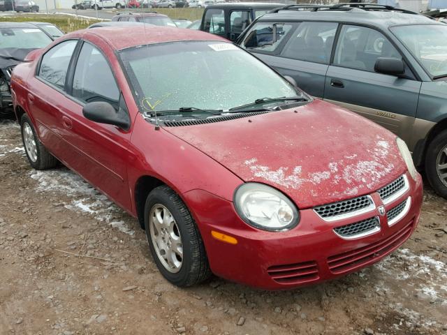 1B3ES56C33D212632 - 2003 DODGE NEON SXT RED photo 1