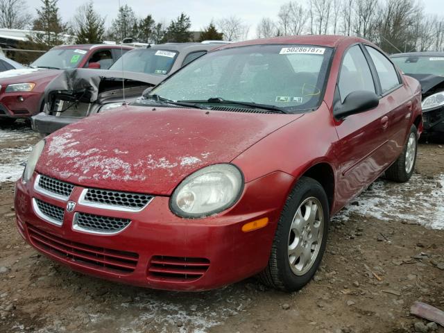 1B3ES56C33D212632 - 2003 DODGE NEON SXT RED photo 2