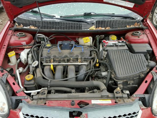 1B3ES56C33D212632 - 2003 DODGE NEON SXT RED photo 7