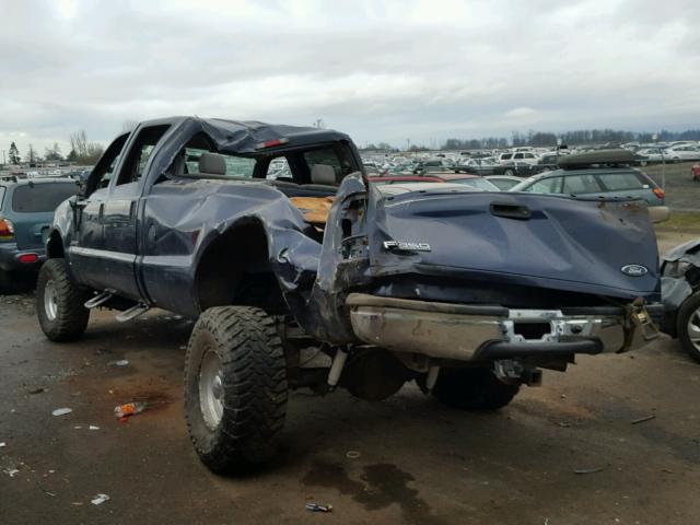 1FTSW31P84EA43000 - 2004 FORD F350 SRW S BLUE photo 3