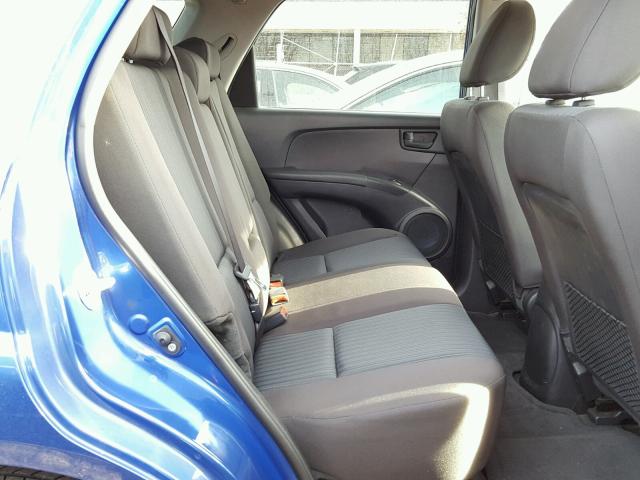 KNDJF724997590683 - 2009 KIA SPORTAGE L BLUE photo 6