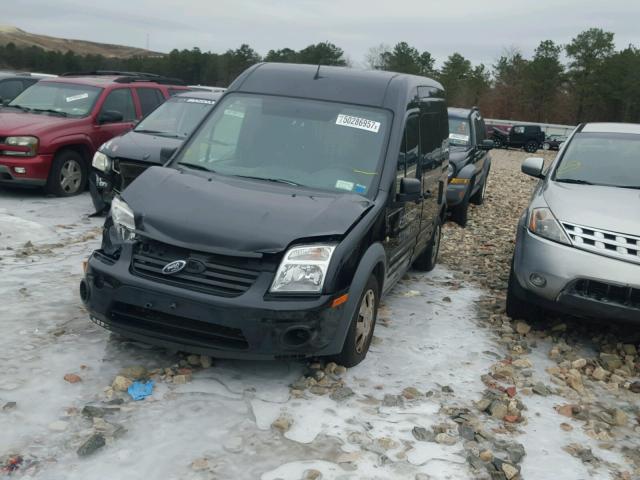 NM0LS7BN4DT158528 - 2013 FORD TRANSIT CO BLACK photo 2