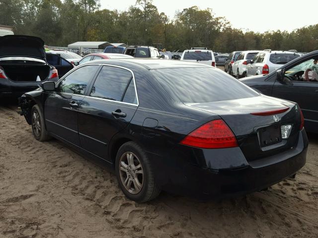 1HGCM55396A077276 - 2006 HONDA ACCORD SE BLACK photo 3