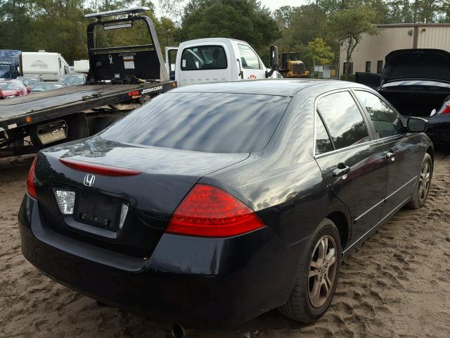 1HGCM55396A077276 - 2006 HONDA ACCORD SE BLACK photo 4