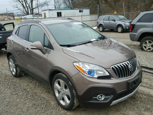 KL4CJCSB8FB083307 - 2015 BUICK ENCORE BROWN photo 1