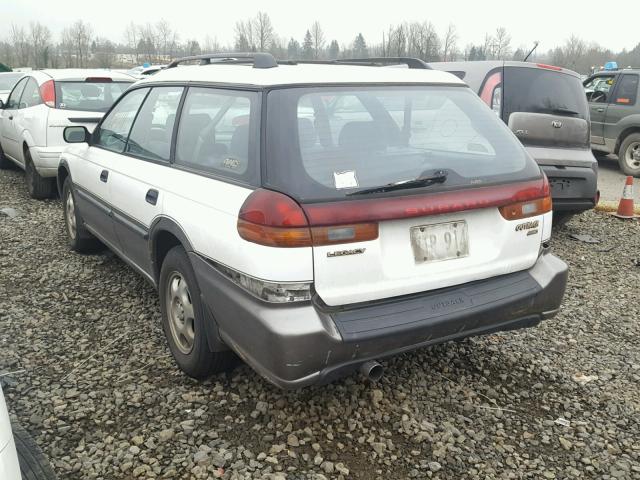 4S3BG6858V6639402 - 1997 SUBARU LEGACY OUT WHITE photo 3