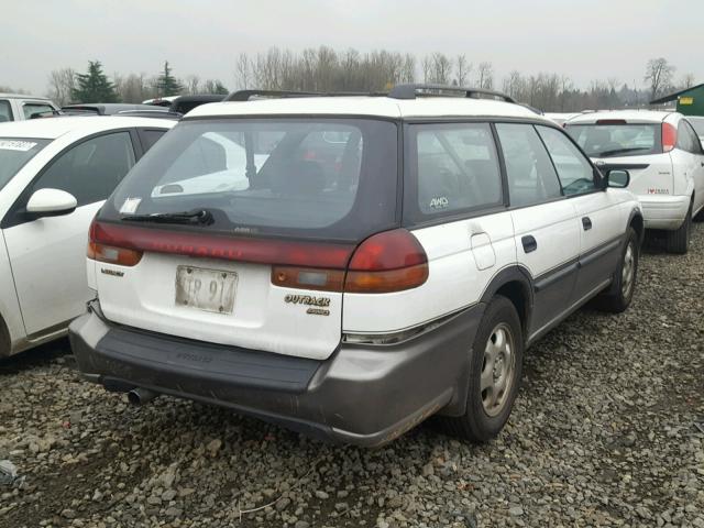 4S3BG6858V6639402 - 1997 SUBARU LEGACY OUT WHITE photo 4