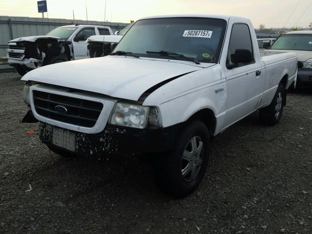 1FTYR10U13PB10679 - 2003 FORD RANGER WHITE photo 2