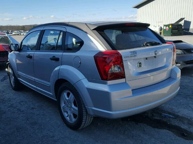 1B3HB48B07D557506 - 2007 DODGE CALIBER SX SILVER photo 3