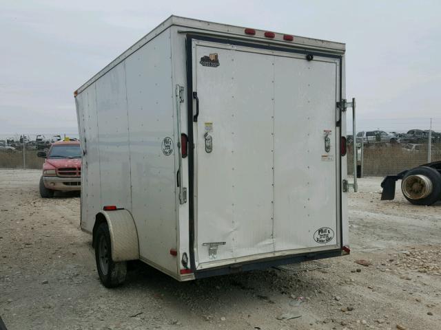 53FBE1211GF019654 - 2016 CARGO TRAILER WHITE photo 3