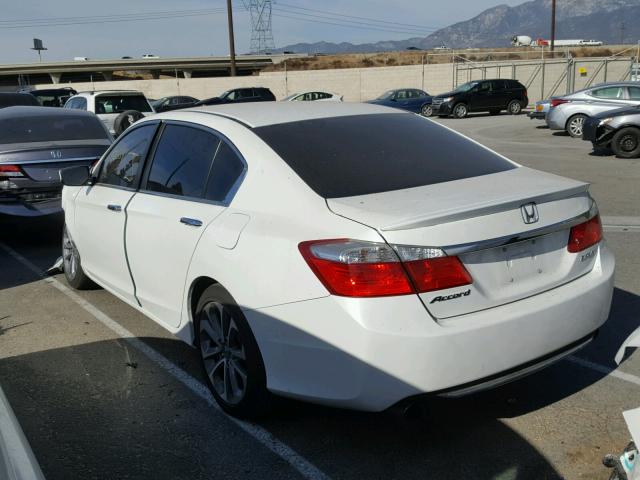 1HGCR2F59EA234285 - 2014 HONDA ACCORD SPO WHITE photo 3