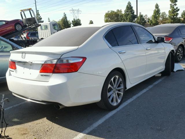 1HGCR2F59EA234285 - 2014 HONDA ACCORD SPO WHITE photo 4