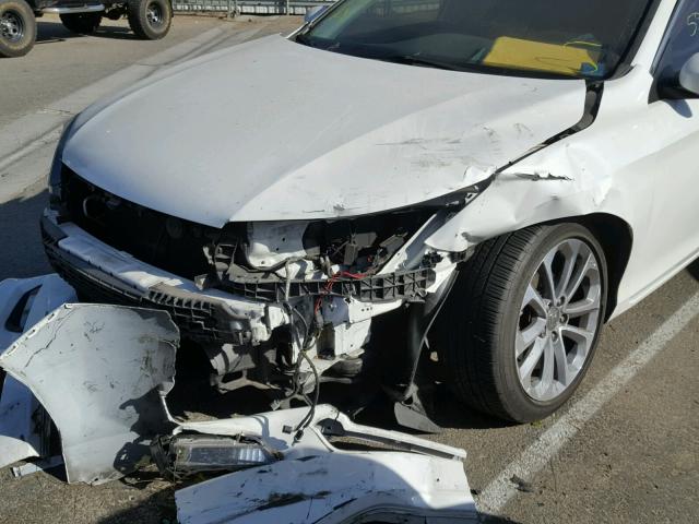 1HGCR2F59EA234285 - 2014 HONDA ACCORD SPO WHITE photo 9