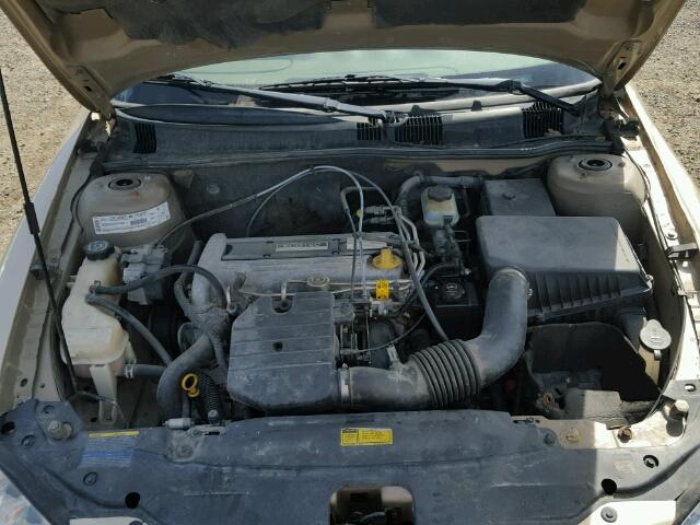 1G2NF52F12C113058 - 2002 PONTIAC GRAND AM S ოქროსფერი ფოტო 7