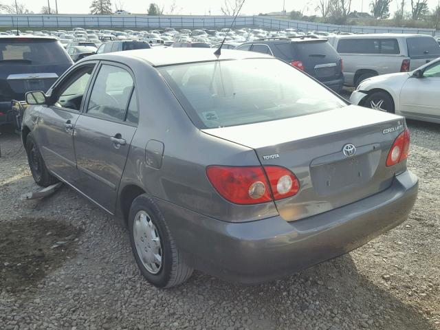 1NXBR32EX5Z392540 - 2005 TOYOTA COROLLA CE GRAY photo 3