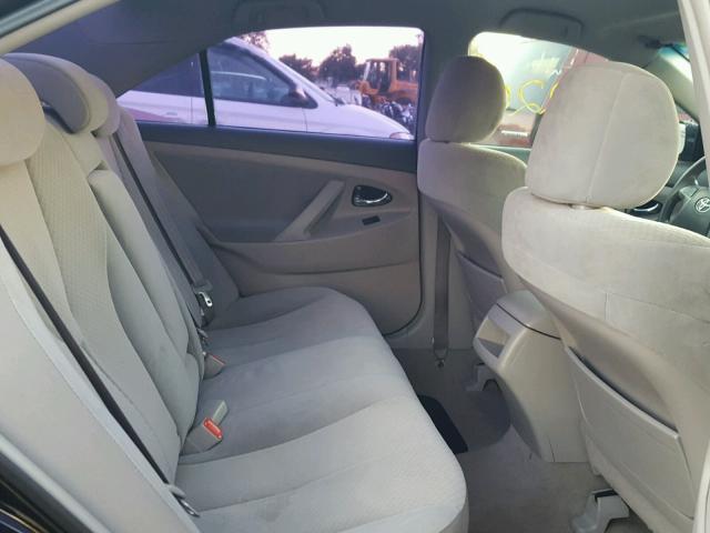 4T4BE46K29R065871 - 2009 TOYOTA CAMRY BASE BLACK photo 6