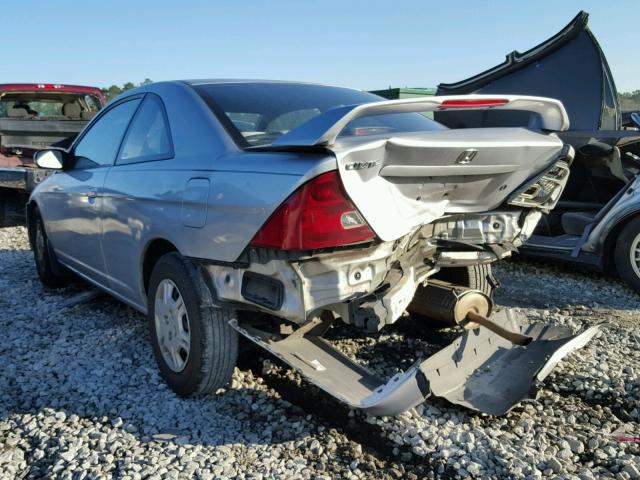 1HGEM22592L009877 - 2002 HONDA CIVIC LX SILVER photo 3