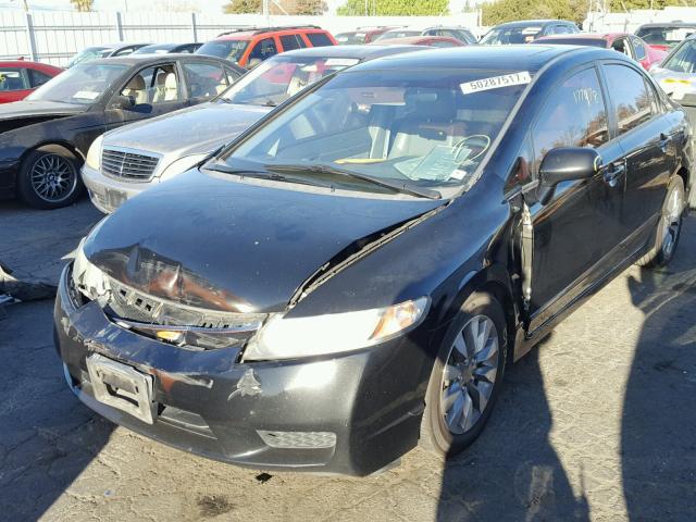 2HGFA16979H325435 - 2009 HONDA CIVIC EXL 黑色 照片 2