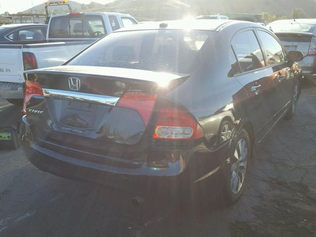 2HGFA16979H325435 - 2009 HONDA CIVIC EXL 黑色 照片 4