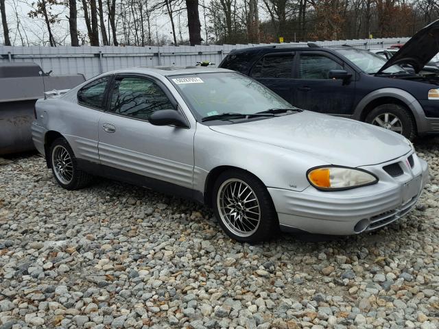 1G2NF12E82C291100 - 2002 PONTIAC GRAND AM S GRAY photo 1