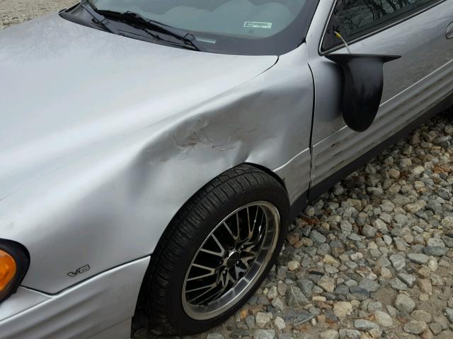1G2NF12E82C291100 - 2002 PONTIAC GRAND AM S GRAY photo 9