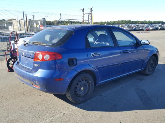 KL5JD66Z16K299471 - 2006 SUZUKI RENO BLUE photo 4